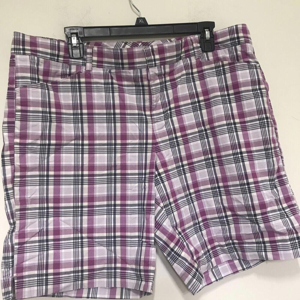 Dockers Shorts Bermuda Women’s Size 16 multicolor Stripped - Picture 1 of 8